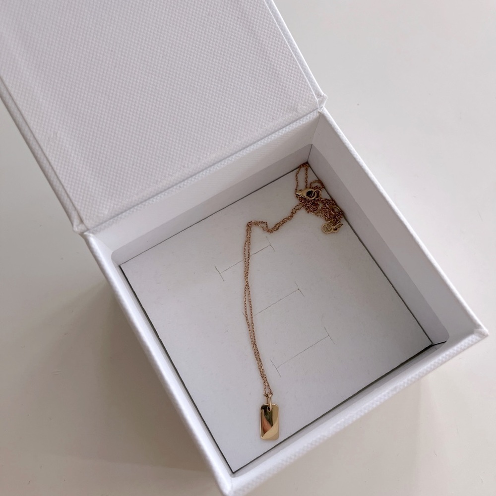 Mejuri Tag Necklace